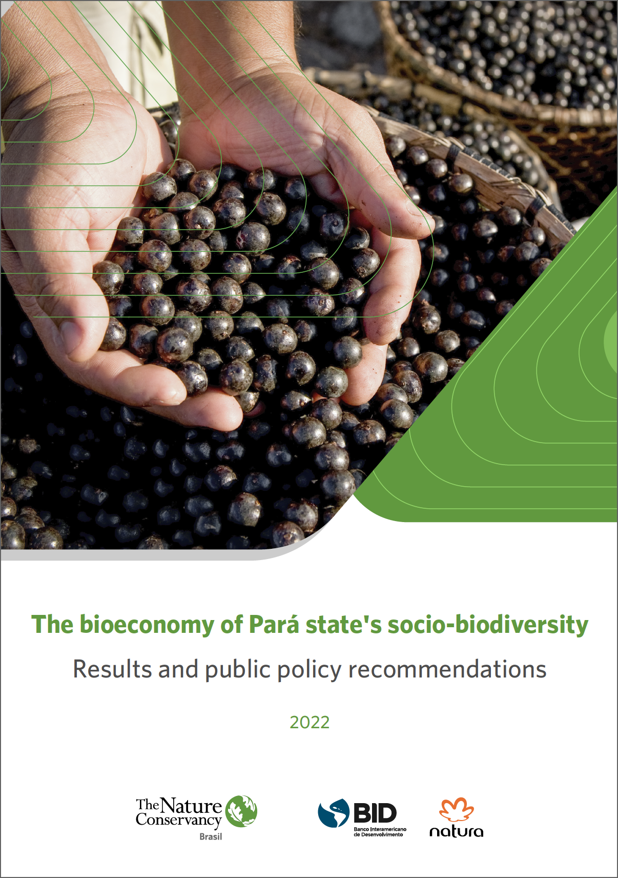 thumbnail of report with photo of hands holding acai berries.